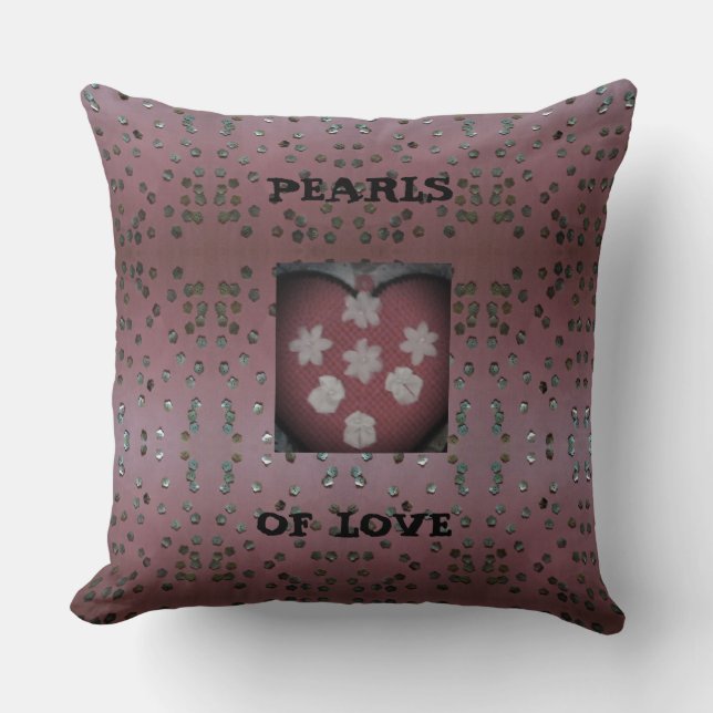 Pearls Of Love Cushion (Front)