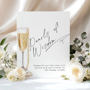 Pearls of Wisdom Advice and wishes for couple Poster