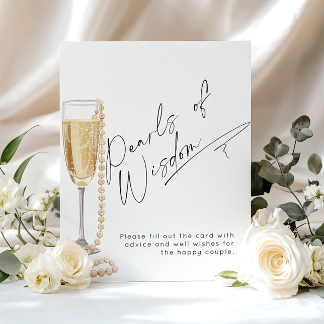 Pearls of Wisdom Advice and wishes for couple Poster (Creator Uploaded)