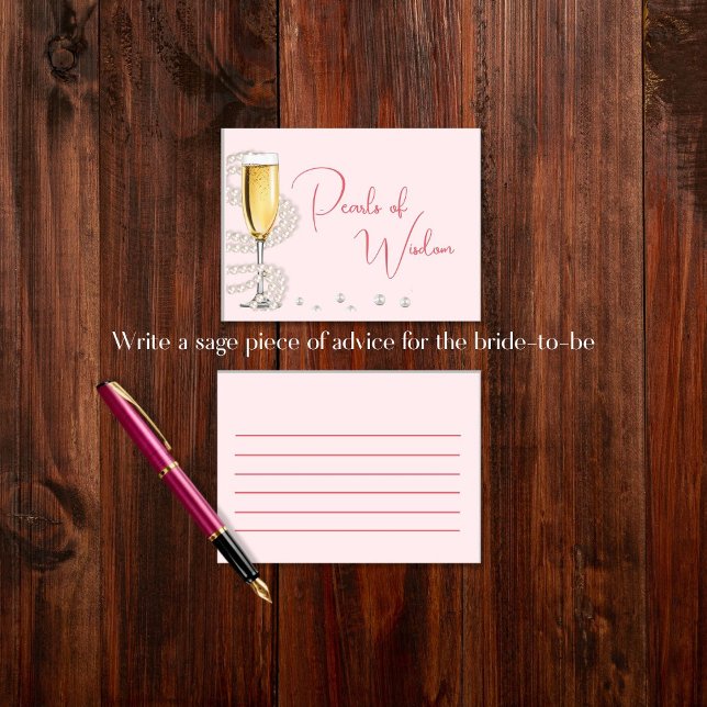 Pearls of Wisdom Bridal Shower Game (Creator Uploaded)