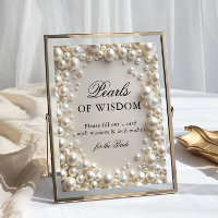 Pearls of Wisdom Bridal Shower