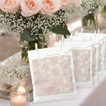 Pearls & Prosecco Babys Breath Blush Bridal Shower Favour Bag<br><div class="desc">Elegant font and delicate baby’s breath on a blush background complete this Pearls & Prosecco bridal shower favour bag. Add these to elevate your dessert table for grab-and-go treats, or place a filled treat bag at each place setting. Use the simple template to edit the text and be sure to...</div>