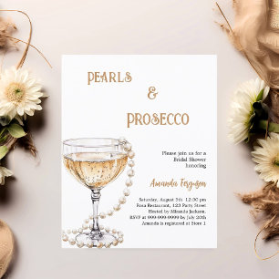 Pearls Prosecco Bridal Shower