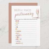 Pearls & Prosecco Bridal Shower Emoji Pictionary