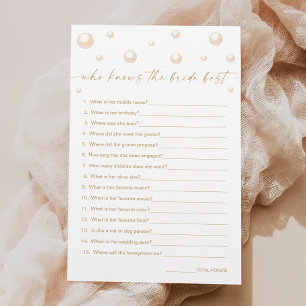 Pearls Prosecco Bridal Shower Who Knows The Bride