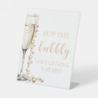 Pearls Prosecco Pop The Bubbly She's Getting Hubby