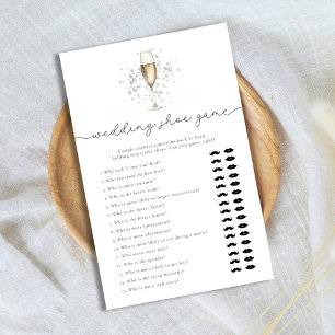 Pearls & Prosecco Wedding Shoe Bridal Shower Game