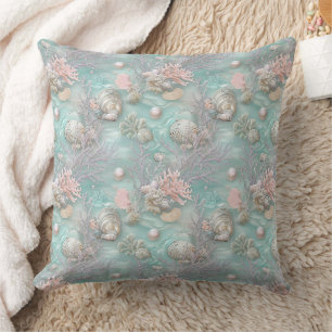Pearls Under The Sea Cushion