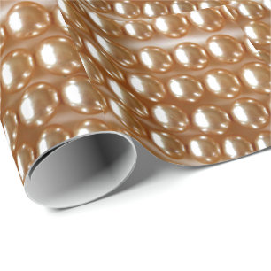 Pearls - vintage jewellery wrapping paper