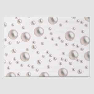 Pearlsa and Prosecco  Bridal Shower Tissue Paper
