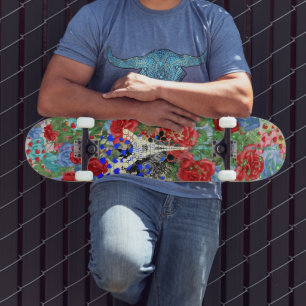 Pearly Eiffel Tower Skateboard