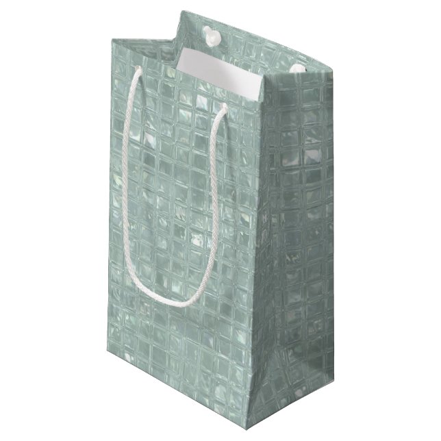 Pearly Green Gift Bag (Front Angled)