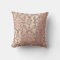 Pearly Metal Damask Pink Rose Gold Blush Glitter