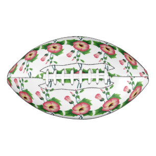 Pearly Pink Flowers Thunder_Cove Football