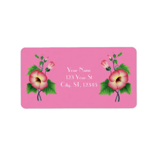 Pearly Pink Flowers Thunder_Cove Label