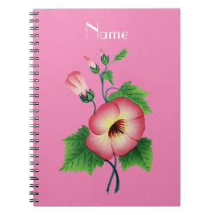 Pearly Pink Flowers Thunder_Cove Notebook