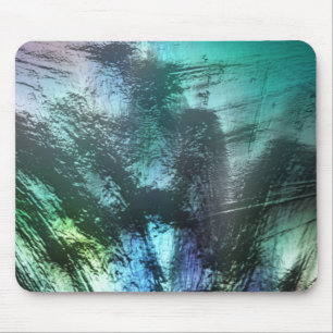 Pearly rock texture in blue cyan to silvery grey t mouse pad