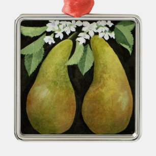 Pears 2013 metal ornament