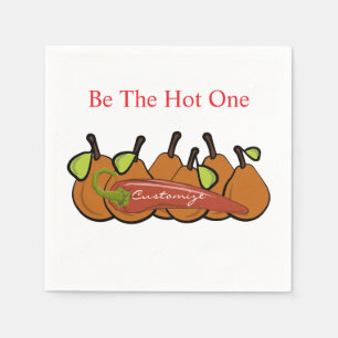 Pears and Hot Chilli Thunder_Cove Napkin