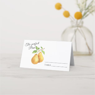 Pears bridal shower - wedding place cards