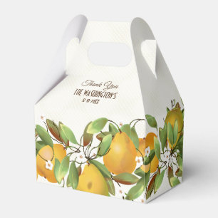 Pears Fruit Botanical Favour Box