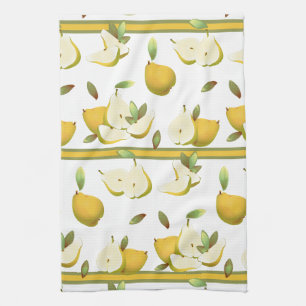 Pears Fruit Botanical Tea Towel