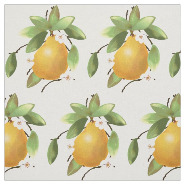 Pears Fruit Fabric (Swatch)