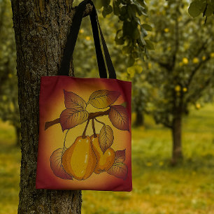 Pears On A Tree Tote Bag