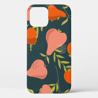 Pears Overlap: Colourful Vintage Wallpaper iPhone 12 Case