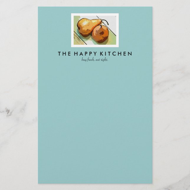 Pears Pair Stationery (Front)