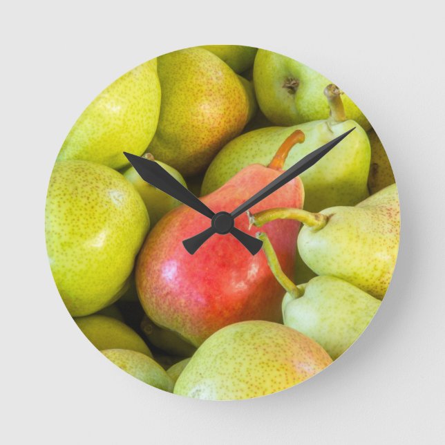 Pears Round Clock (Front)