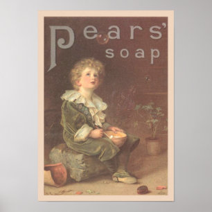 Pears Soap Bubbles Ad Poster