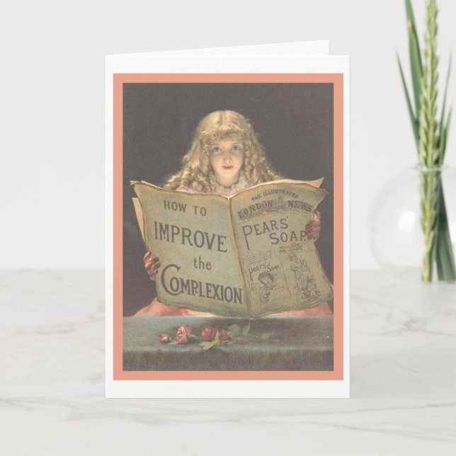 Pears Soap Complexion Ad Card (Front)