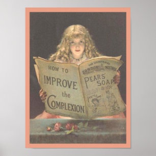 Pears Soap Complexion Ad Poster