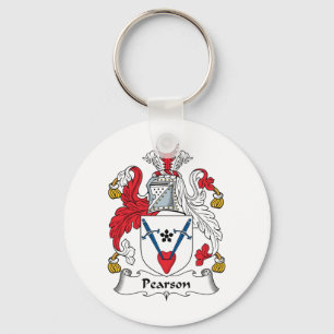 Pearson Family Crest Key Ring