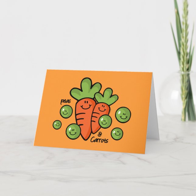 Peas And Carrots Card (Front)