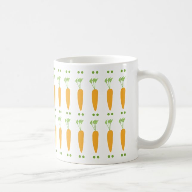 Peas and Carrots Coffee Mug (Right)