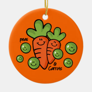 Peas And Carrots Ornament