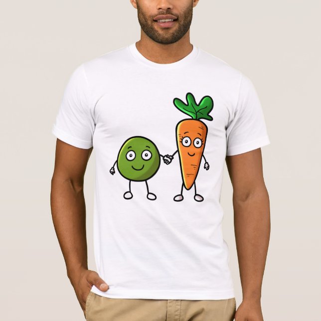 Peas and carrots T-Shirt (Front)