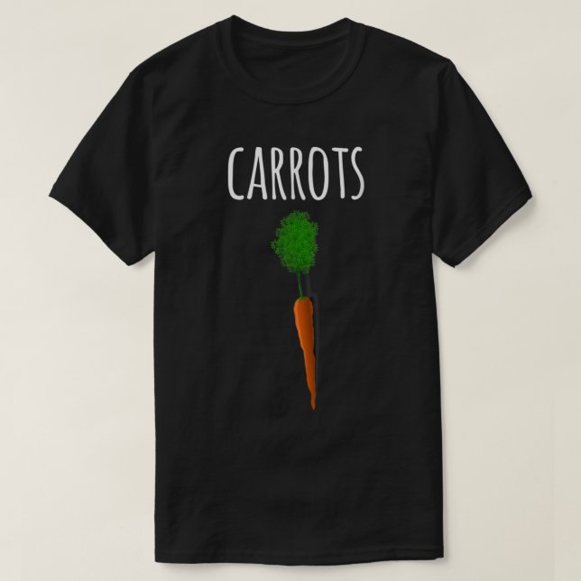 Peas And Carrots  T-Shirt (Design Front)