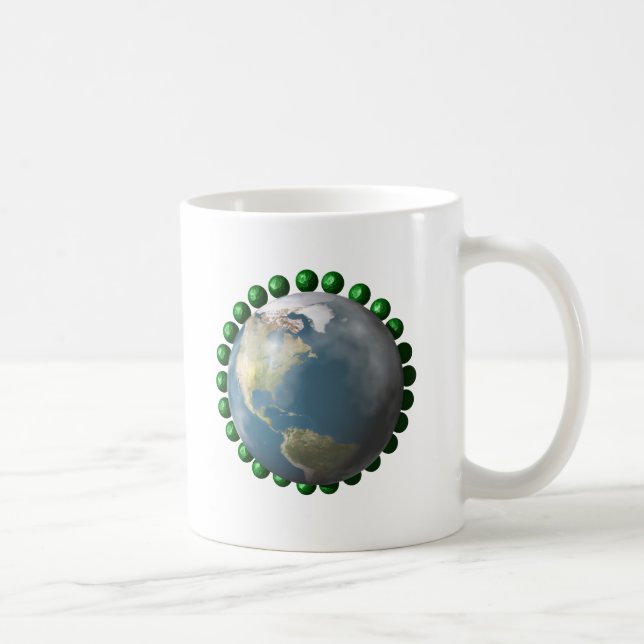 Peas and Peace On Earth Collection Coffee Mug (Right)