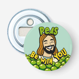 Peas be with you bottle opener