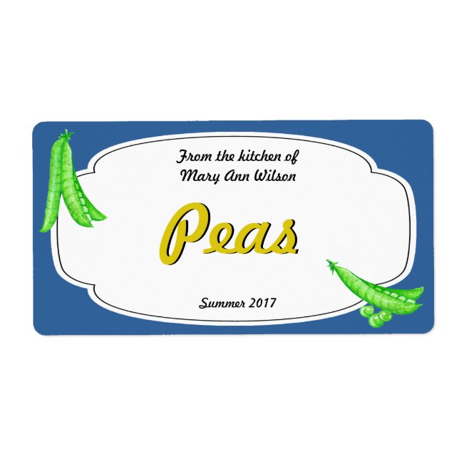 Peas Canning (Front)