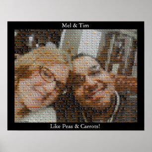 Peas & Carrots! Poster