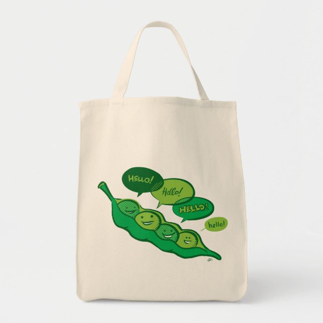 Peas in a Pod (Hello) Bag (Front)