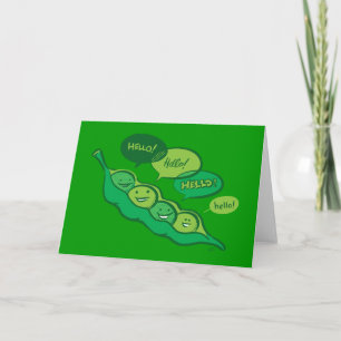 Peas in a Pod (Hello) Card