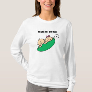 Peas in a Pod Mum of Twins T-Shirt