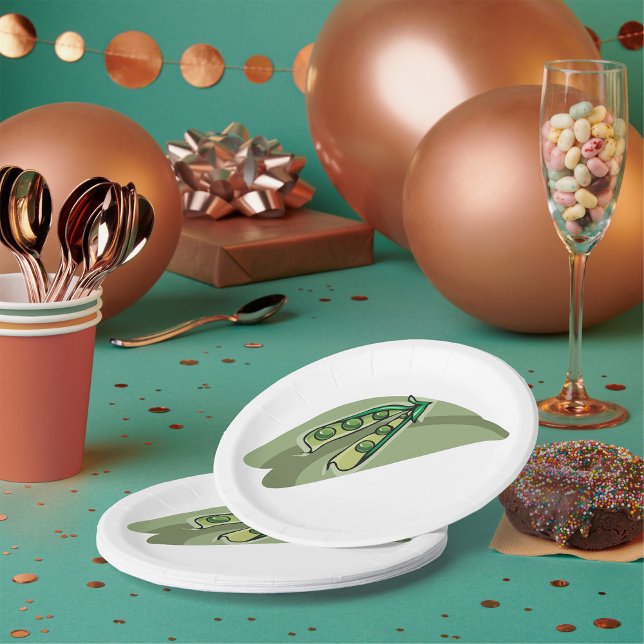 Peas In A Pod Paper Plate (Creator Uploaded)