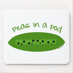 Peas in a Pod (PS by lil kolohe Jessica) Mousepad