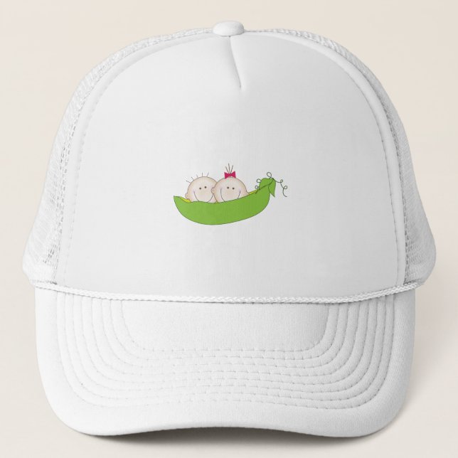 Peas In A Pod Trucker Hat (Front)